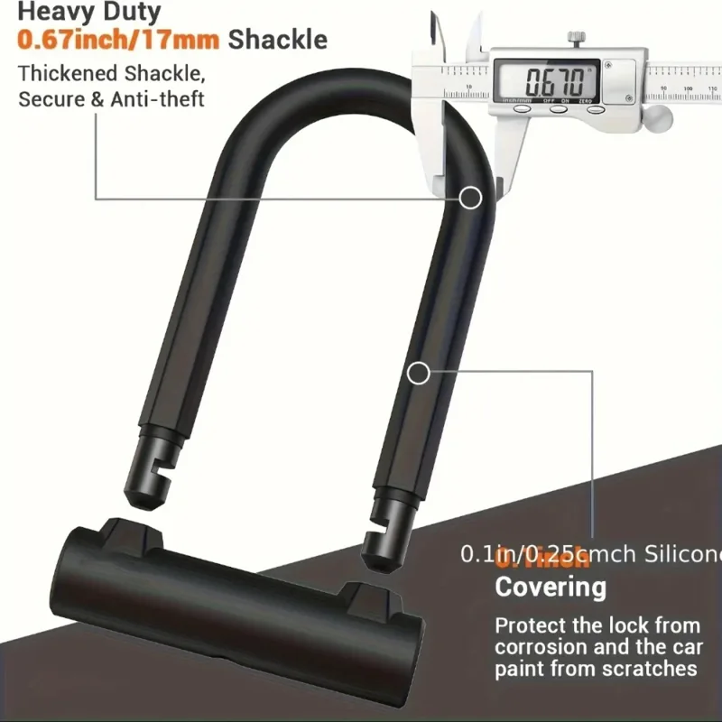 Kunci Sepeda Tugas Berat Anti  - U Lock Heavy Duty ulasan dan harga