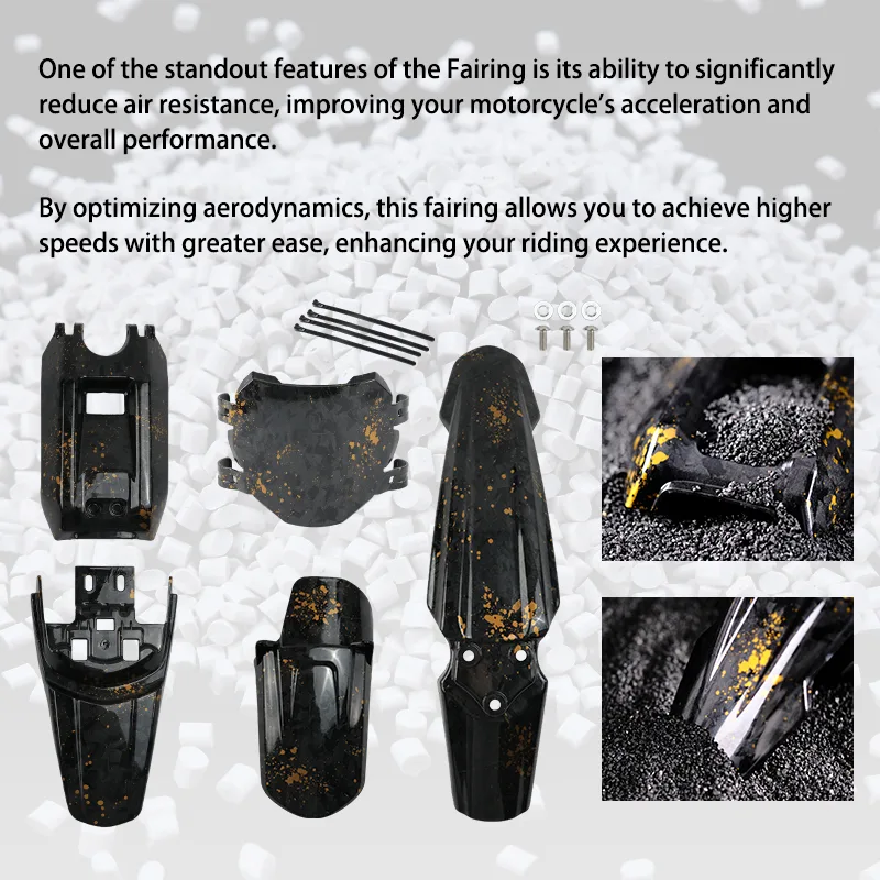 LINGQI Kit Fairing Spatbor Bod - Bike Light Front Rear ulasan dan harga
