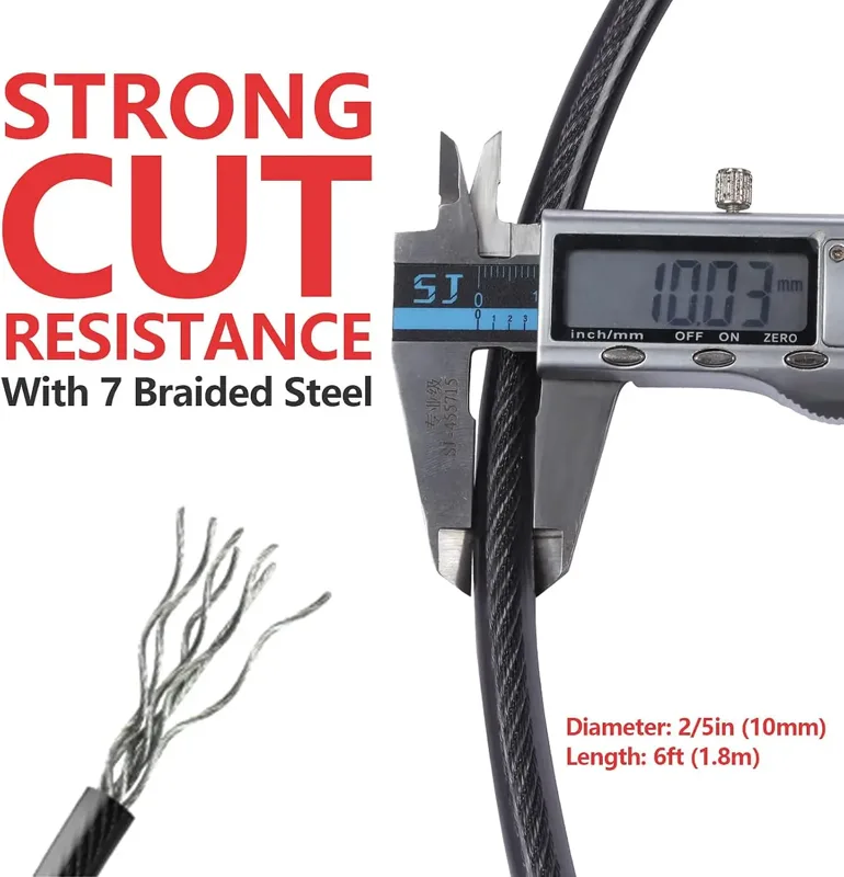 Kabel Baja Pengaman DELSWIN de - U Lock Heavy Duty ulasan dan harga