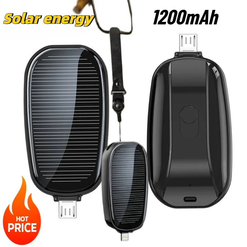 Power Bank Mini Tenaga Surya 1 - Usb Charger Dynamo ulasan dan harga