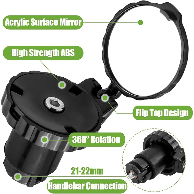 Cermin Cembung Stang Sepeda HD - Mirror Handlebar Convex ulasan dan harga