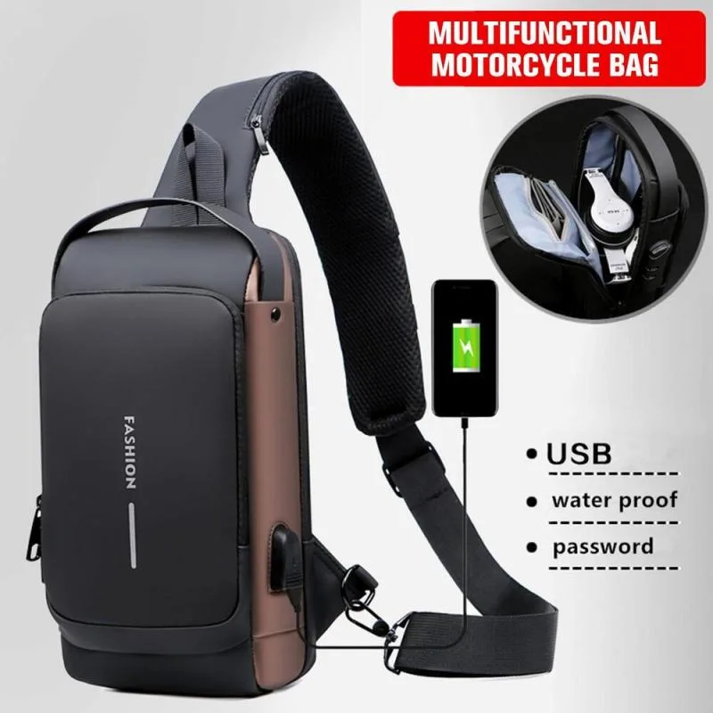 Tas selempang kunci kata sandi - Chain Lock Combination ulasan dan harga