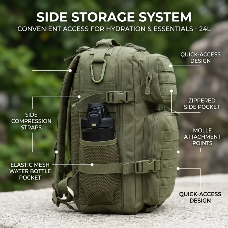 Ransel Taktis Molle 24L untuk  - Cycling Commute Distance ulasan dan harga