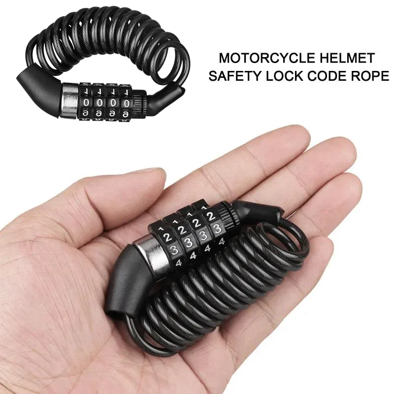Kunci helm Anti Maling, rantai - Chain Lock Combination ulasan dan harga