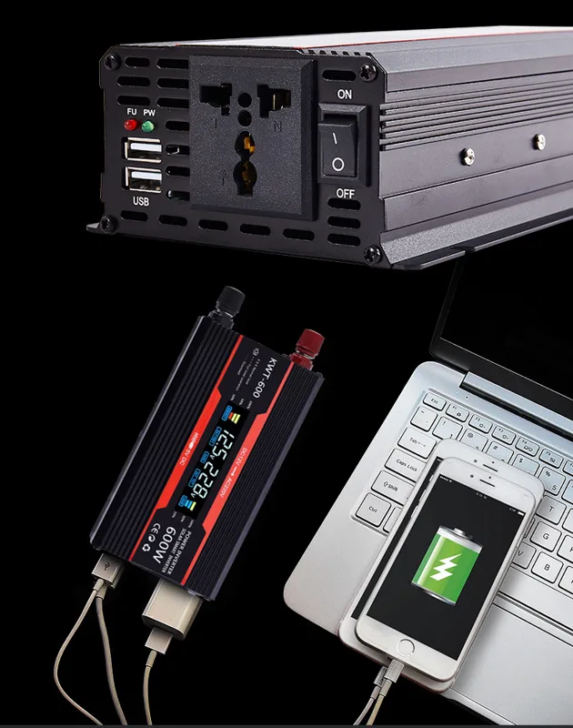 Inverter 12V 220V Inverter Sur - Usb Charger Dynamo ulasan dan harga