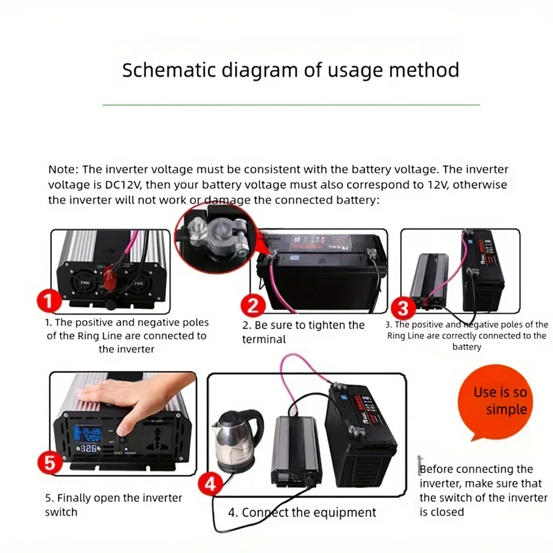 Inverter 12V 220V Inverter Sur - Usb Charger Dynamo ulasan dan harga