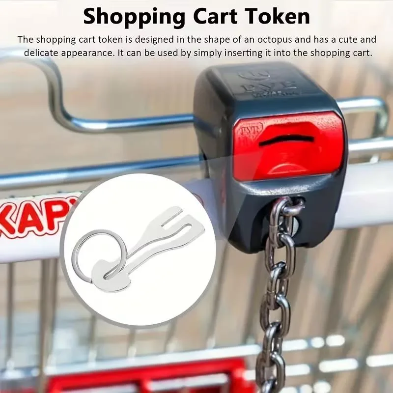 2 buah Token Keranjang Belanja - Chain Lock Combination ulasan dan harga