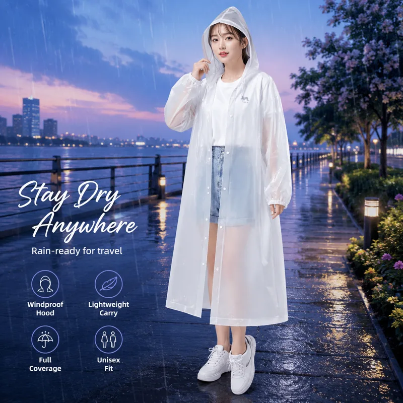 Jas Hujan Dewasa Tahan Air, Te - Cycling Commuter Rain Gear ulasan dan harga