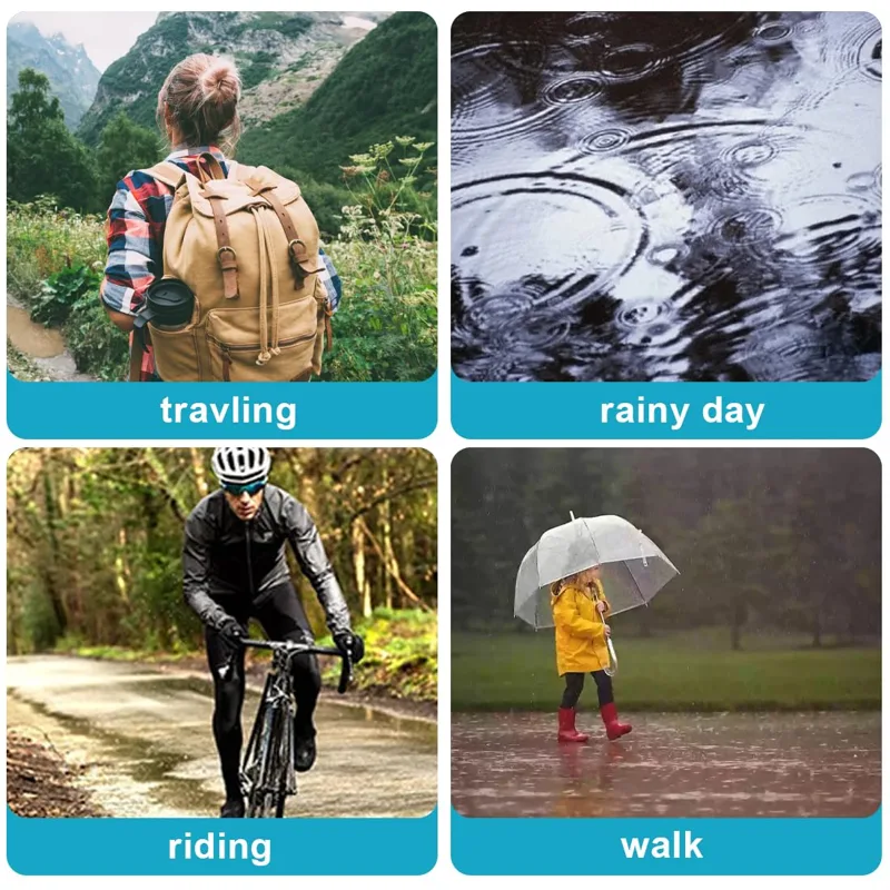 Jas Hujan Dewasa Tahan Air, Te - Cycling Commuter Rain Gear ulasan dan harga