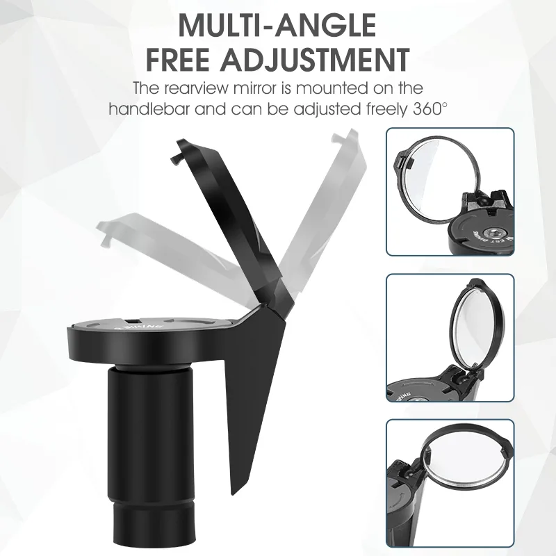 WEST BIKING 2 Buah Kaca Spion  - Mirror Handlebar Convex ulasan dan harga