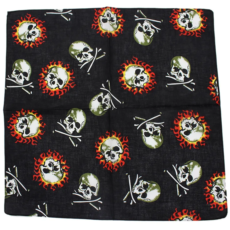 Tengkorak Bandana Square Syal  - Cycling Zones ulasan dan harga