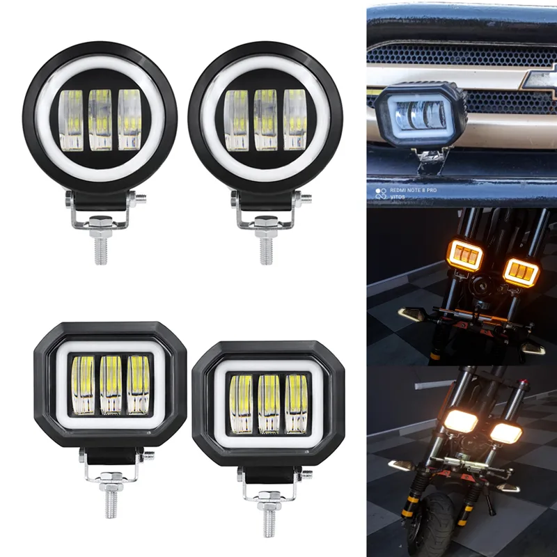 Lampu Sorot Motor 5 Inci LED L - Cycling Zones ulasan dan harga