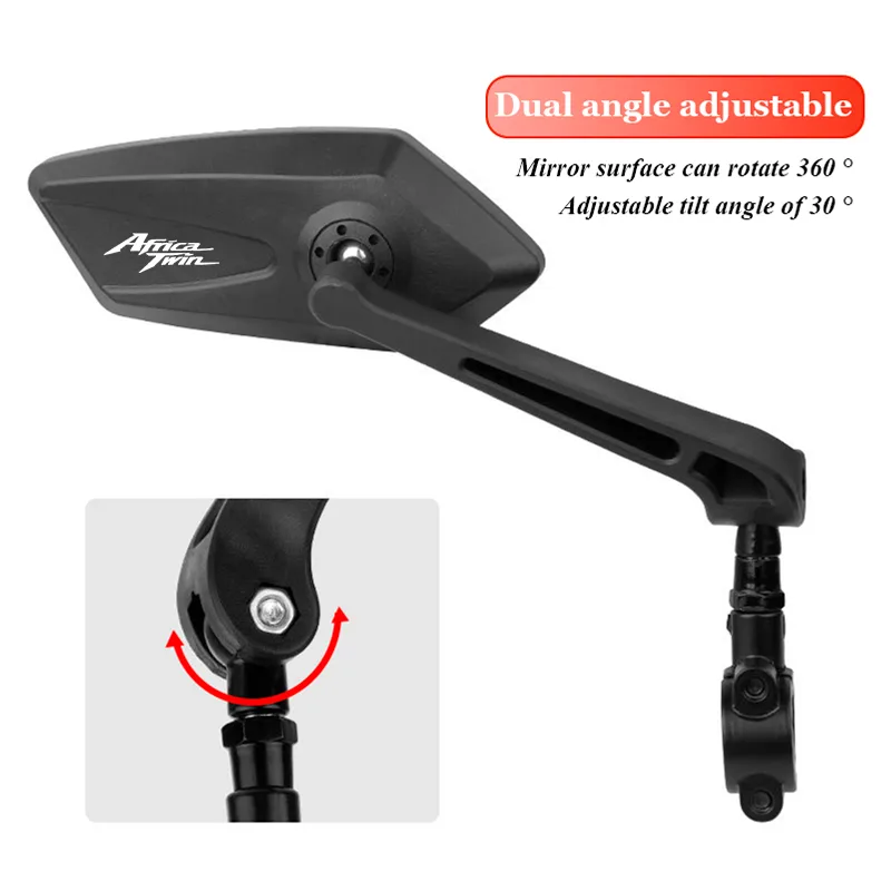 Spion Lipat Motor Hitam Sudut  - Mirror Handlebar Convex ulasan dan harga