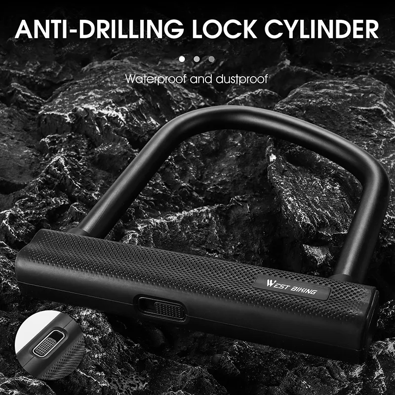 WEST BIKING MTB Road Bike Moto - U Lock Heavy Duty ulasan dan harga