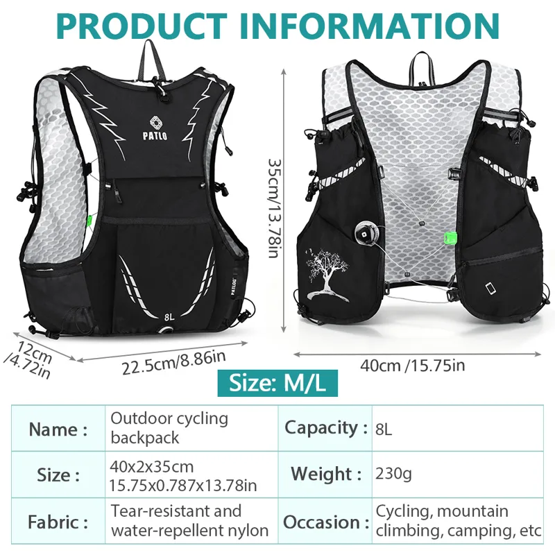 NEWBOLER 8L Ransel Lari Luar R - Cycling Commute Backpack ulasan dan harga