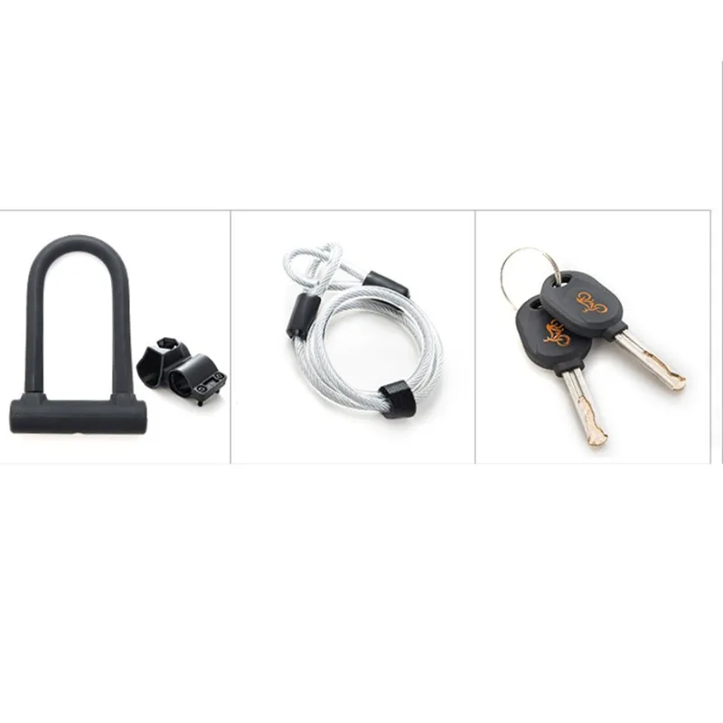 Kunci U Sepeda Hitam Tahan Ban - U Lock Heavy Duty ulasan dan harga