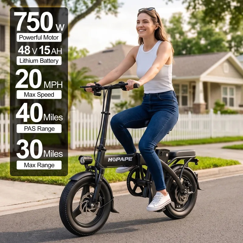 Sepeda Listrik Lipat untuk Dew - Commuter Biking ulasan dan harga