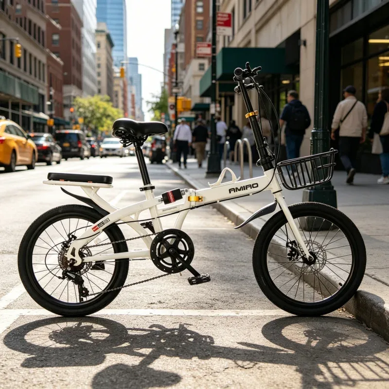 Sepeda Lipat Ultra-Ringan 20-i - Commuter Biking ulasan dan harga