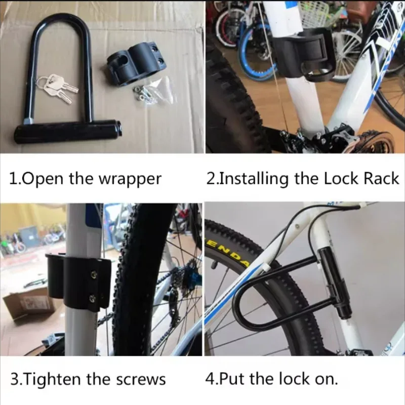 Kunci U Sepeda Anti Maling Kun - U Lock Heavy Duty ulasan dan harga