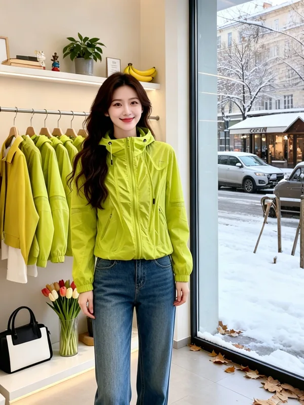 Jaket Pendek Wanita Elegan 202 - Cycling Commute Jacket ulasan dan harga
