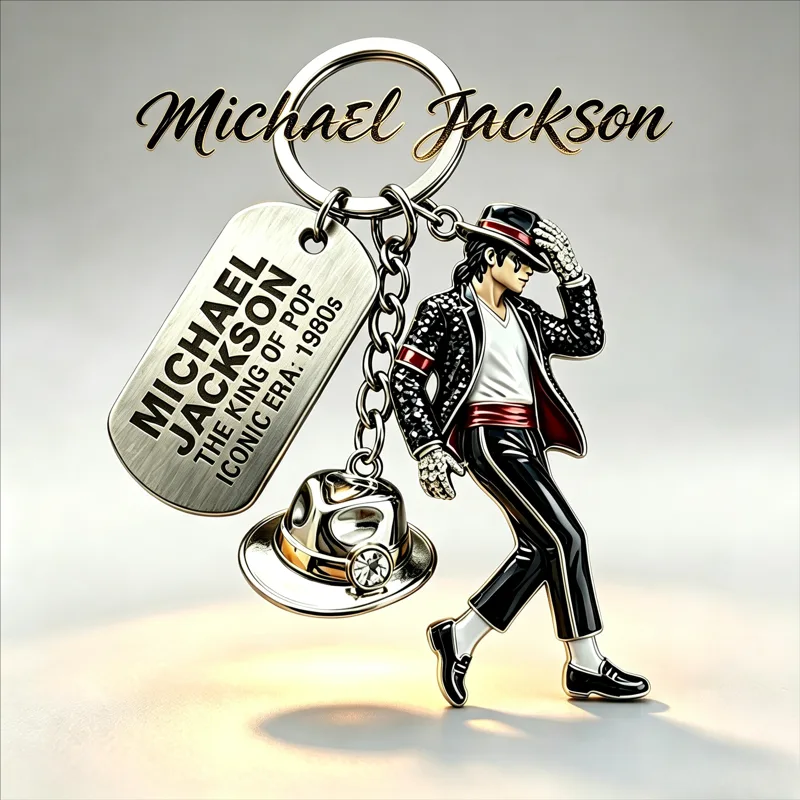 Gantungan Kunci Michael Jackso - Chain Lock Combination ulasan dan harga
