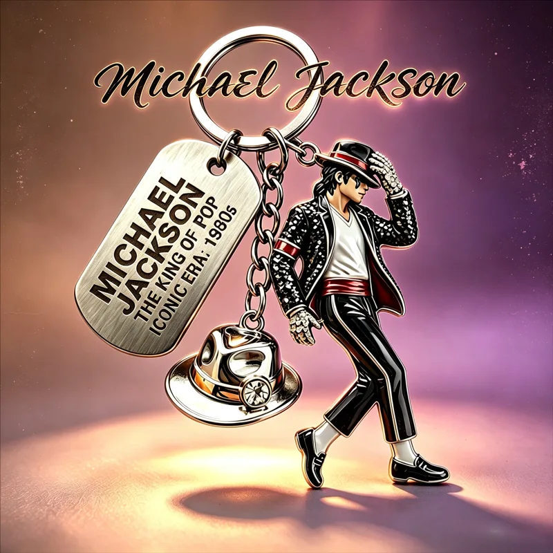 Gantungan Kunci Michael Jackso - Chain Lock Combination ulasan dan harga