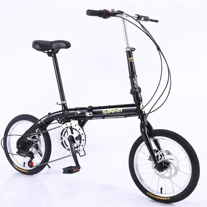 Sepeda Lipat 16 Inci 6 Kecepat - Cycling Commute Speed ulasan dan harga
