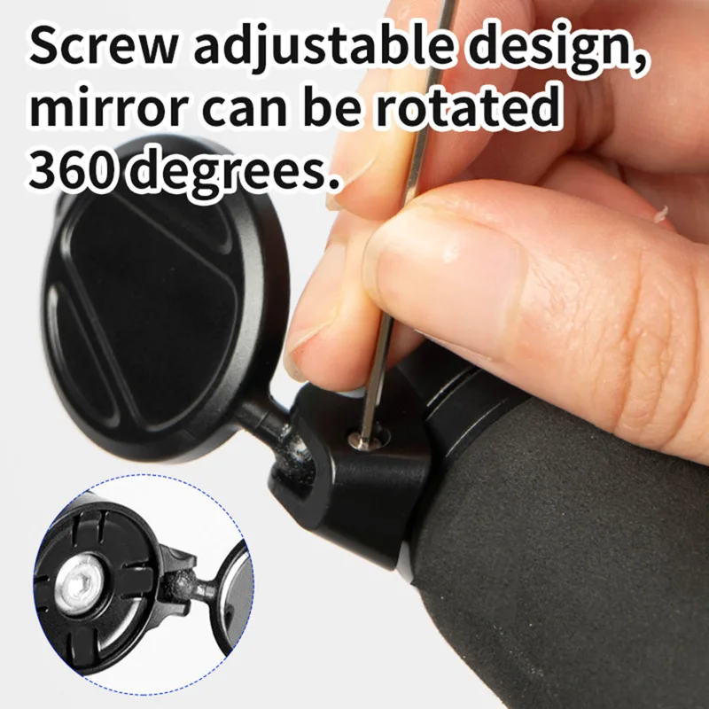1-5 Buah Kaca Spion Sepeda Uni - Mirror Handlebar Convex ulasan dan harga