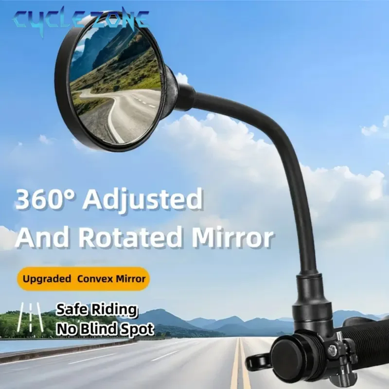Cermin Sepeda Kaca Spion Stang - Mirror Handlebar Convex ulasan dan harga