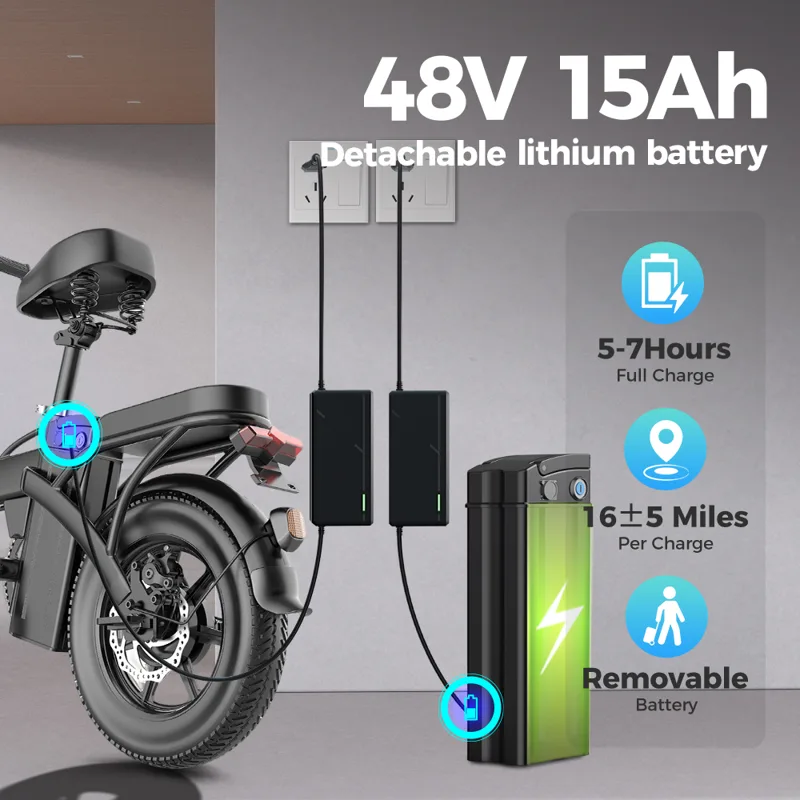 Sepeda Listrik 14-Inci Mudah D - Commuter Biking ulasan dan harga